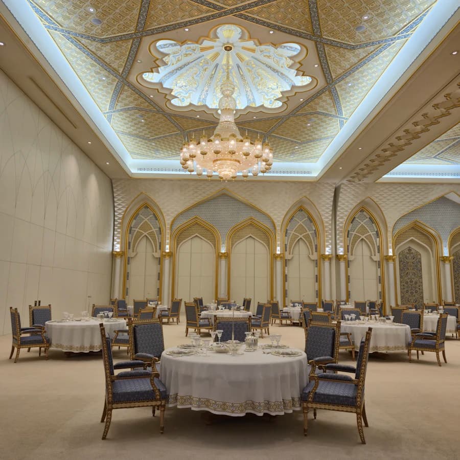 Corporate event setup